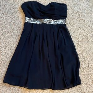 Homecoming dress, navy